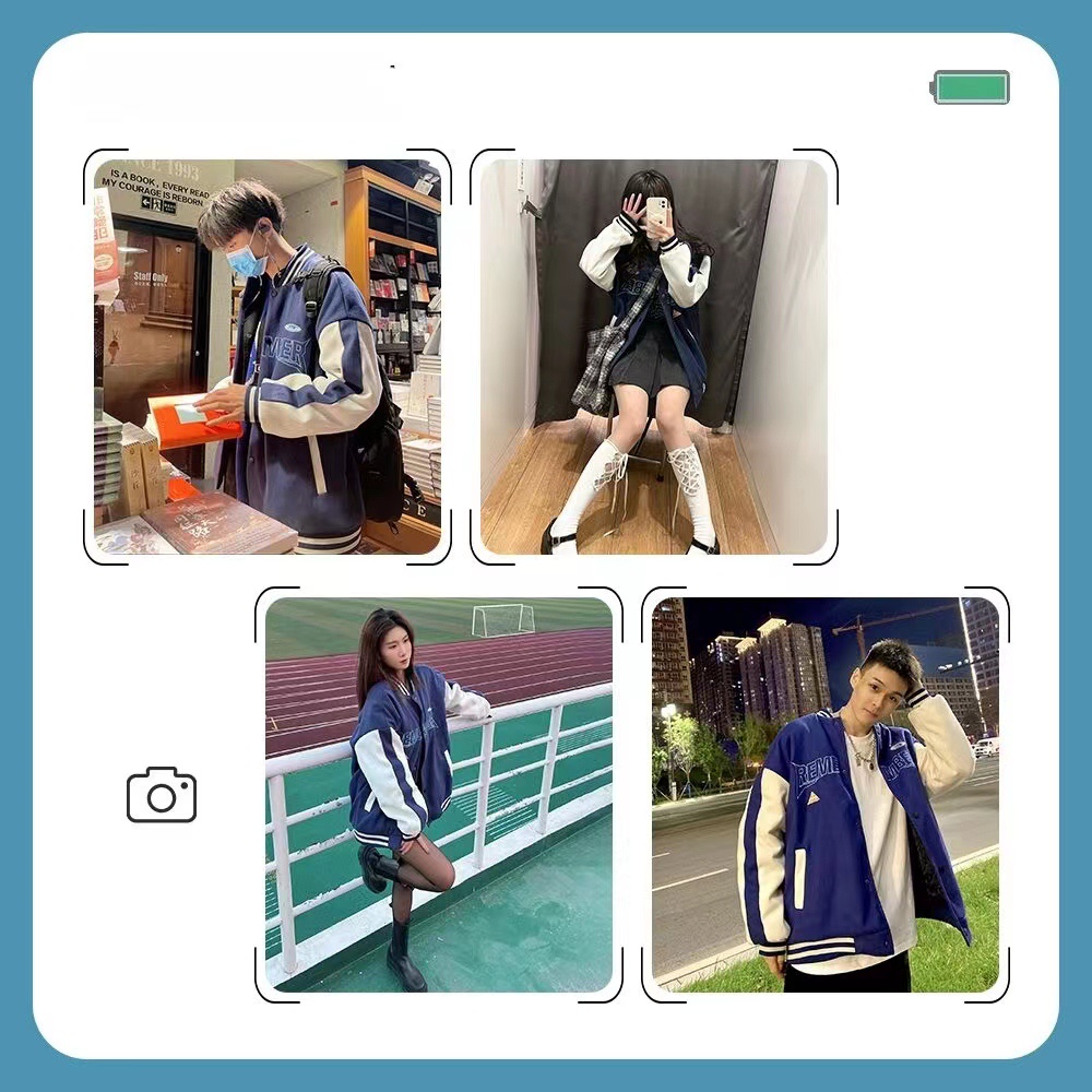 Áo khoác bóng chày nam In Chữ Thời Trang varsity jacket Cao Cấp phong cách Hàn Quốc baseball jacket unisex from rộng áo khoác bomber