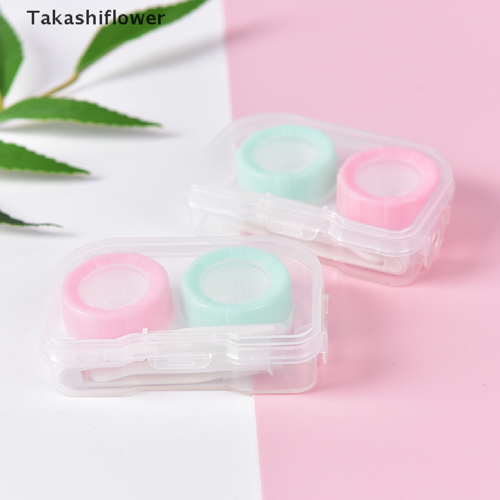 Hộp đựng kính áp tròng trong suốt nhiều màu sắc<br />