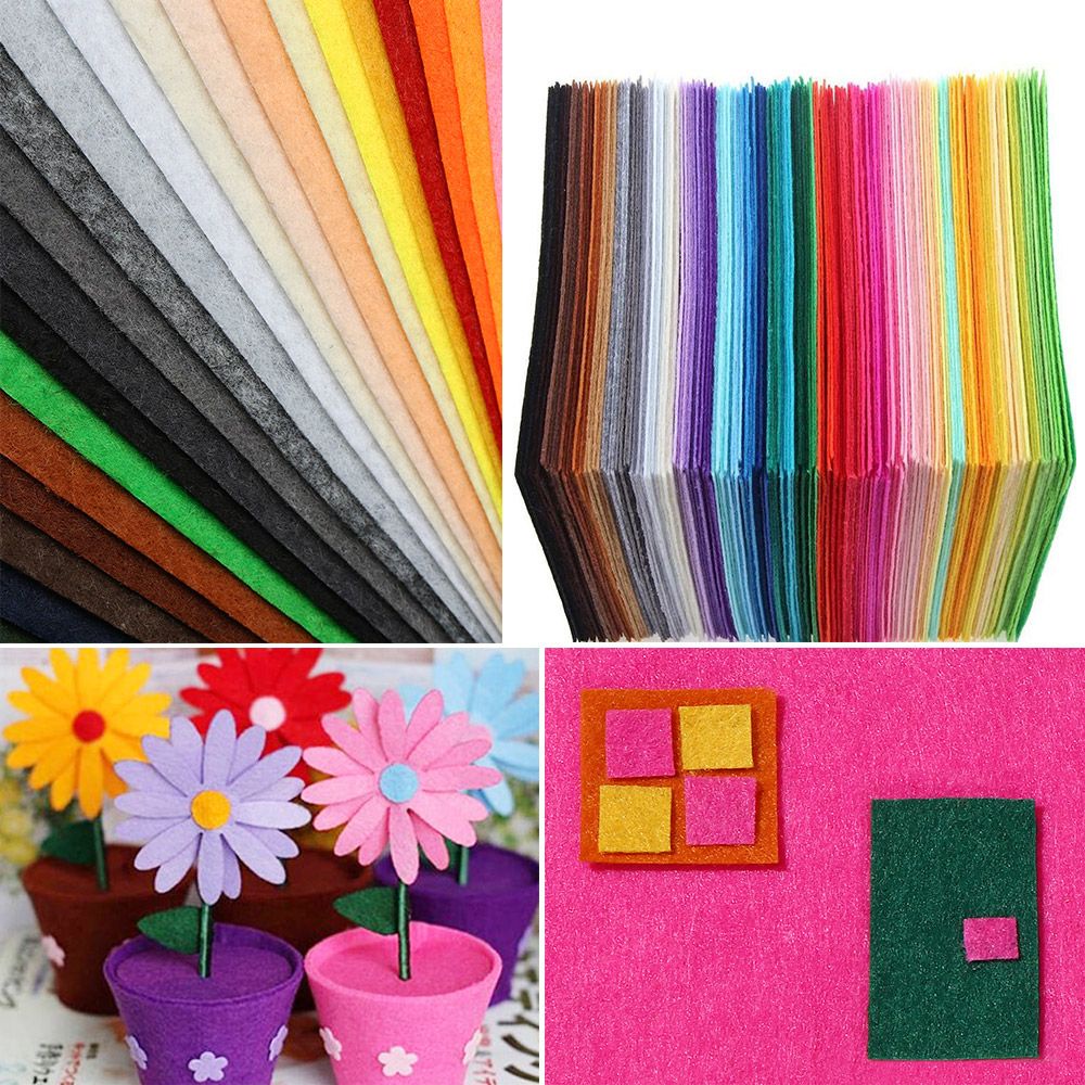 Vải Nỉ Không Dệt Nhiều Màu Sắc Dùng May Quần Áo Búp Bê/ Đồ Thủ Công DIY