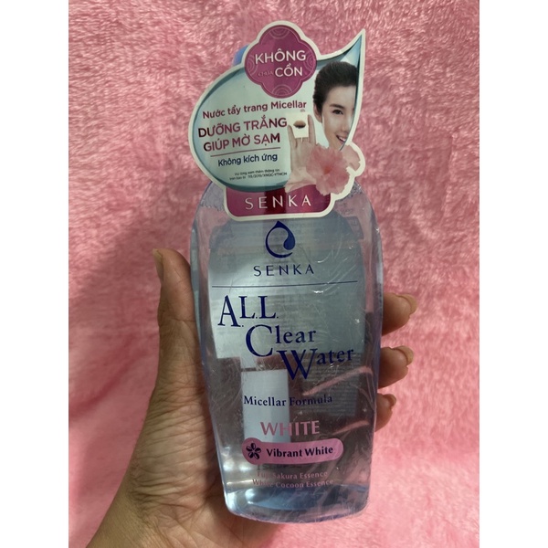 230ml Nước Tẩy Trang Micellar Senka All Clear Water White