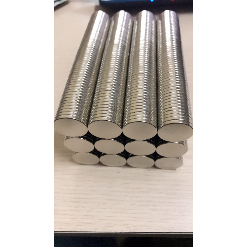 [Xả Kho Giá Xưởng] nam châm trắng đất hiếm 18x2mm, loại nam châm viên trắng mỏng lực hút mạnh