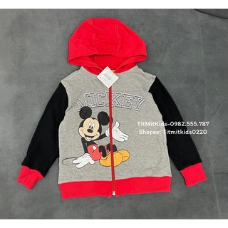 Áo khoác nỉ dư xịn micky 3-5y