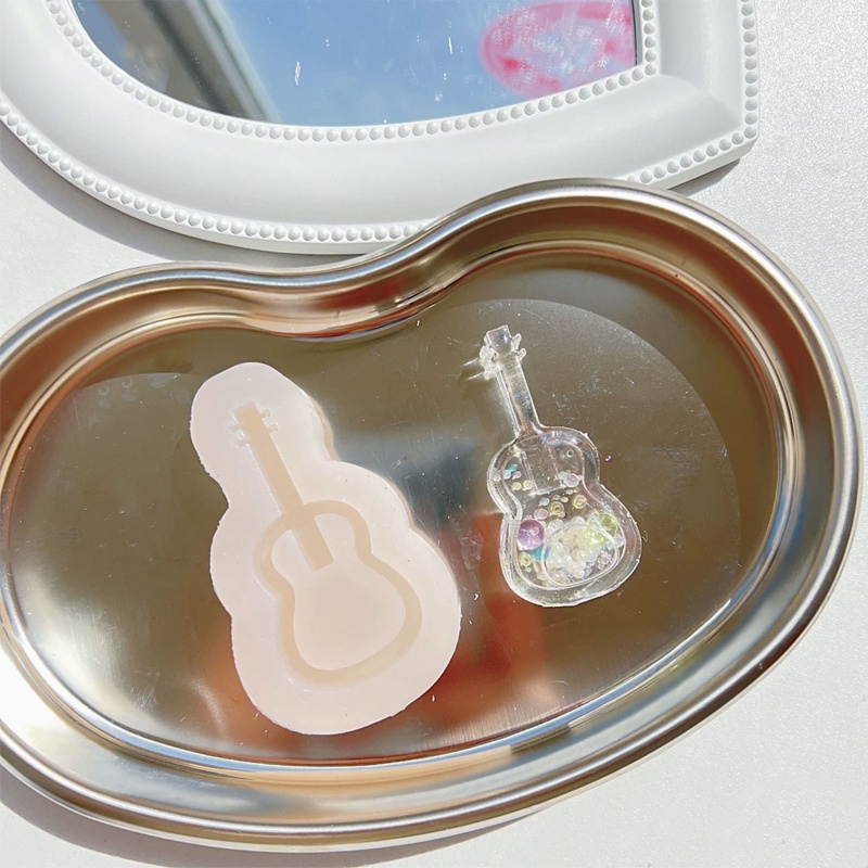 Sa Khuôn Silicone Làm Móc Khóa Hình Bình Lắc Bằng Nhựa Resin Epoxy DIY