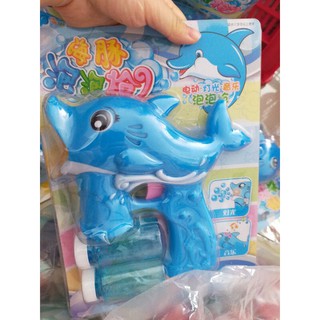 Đồ chơi súng bắn bong bóng hình cá heo