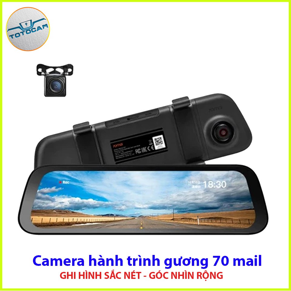 Camera hành trình ô tô 70mai - Camera xe hơi kẹp gương Dash Cam Wide giá rẻ -đẹp