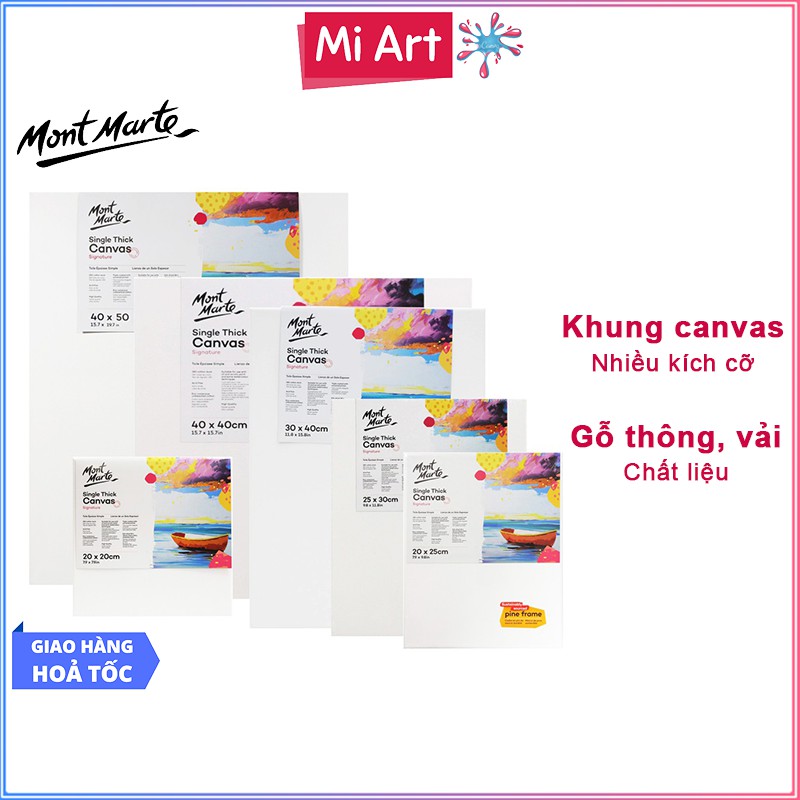 Khung Canvas Mont Marte CSST - Canvas Vẽ Tranh, Toan Vẽ Tranh