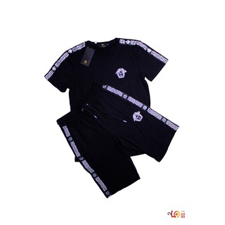 [Xả kho] Bộ quần áo thun đen Versace cao cấp | ảnh thật 100%