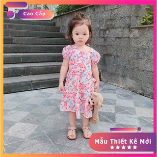 Váy Bé Gái 💖 MẪU MỚI 💚 Hồng Cam MARU Fashion- Thời Trang Trẻ Em