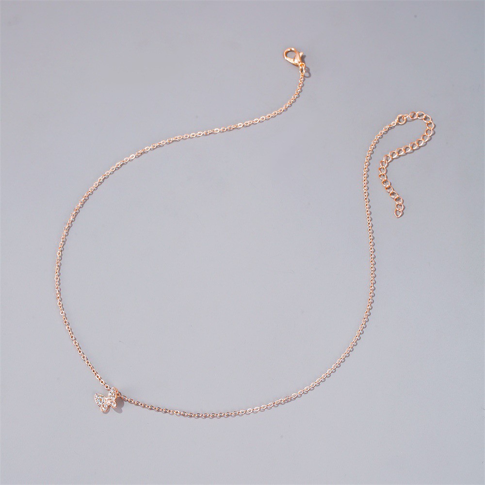 Dây chuyền có mặt hình bươm bướm phong cách Hàn Quốc xinh xắn