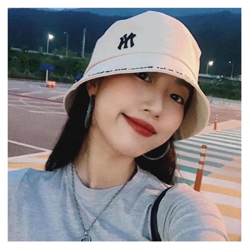 Mũ Bucket MLB Chữ Viền Có Sẵn Chính Hãng 100%, Nói KHÔNG Với Fake