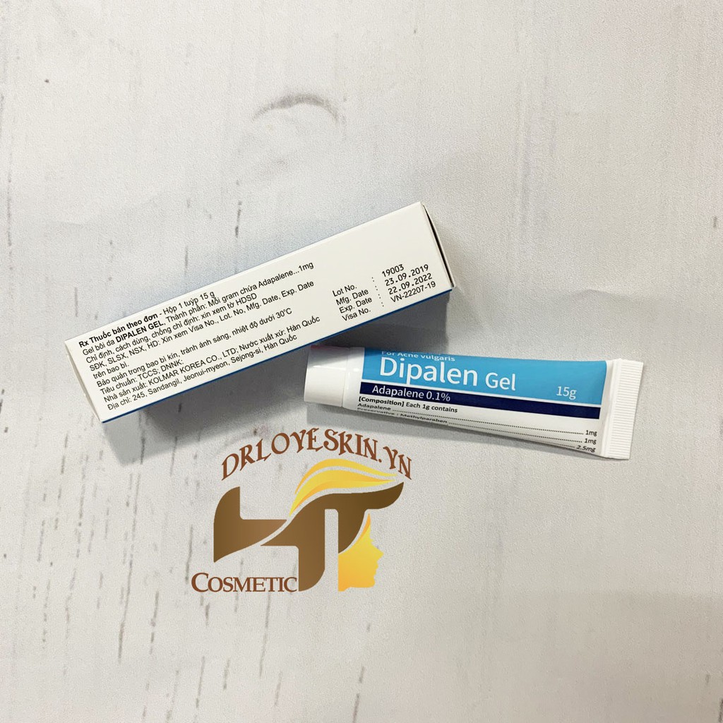 Gel thoa mụn DIPALEN (Adapalen) gel tube 15g | BigBuy360 - bigbuy360.vn