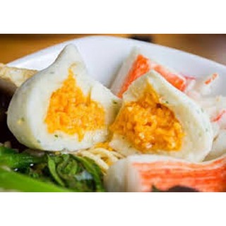 BÁNH BAO NHÂN TRỨNG CÁ HỒI MALAYSIA - VIÊN THẢ LẨU, MÌ GÓI