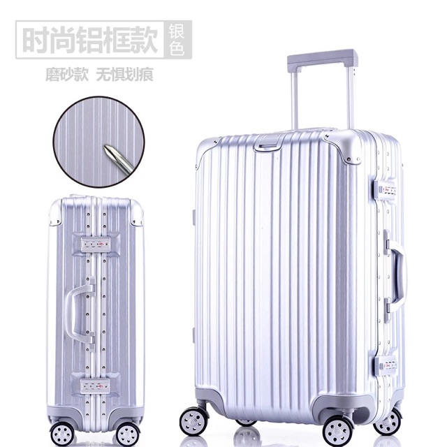 Vali khung nhôm khoá sập chống xướt Luxury