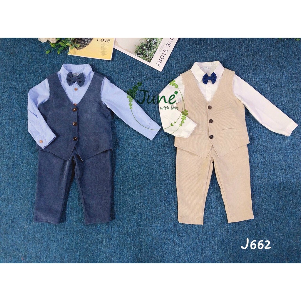 Bộ vest bé trai 012605