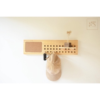 Kệ Gỗ Treo Tường Trang Trí Nhà Cửa Dụng Cụ Treo Đồ Quần Áo Đa năng - Kệ  PEGBOARD 15X55 225Decor