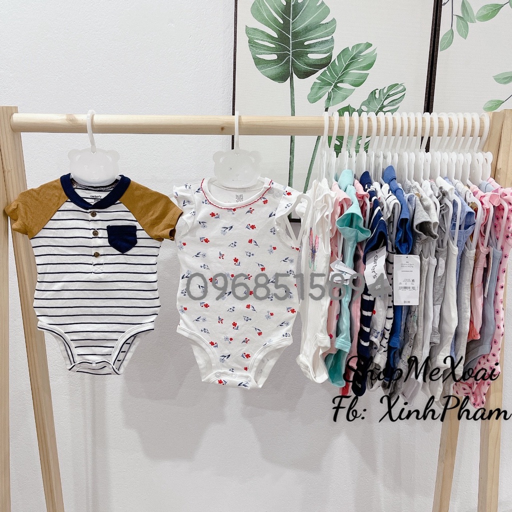 [Size 3-6M 5-7kg] BA LỖ, HAI DÂY, BODY CHIP CHO BÉ  XUẤT XỊN
