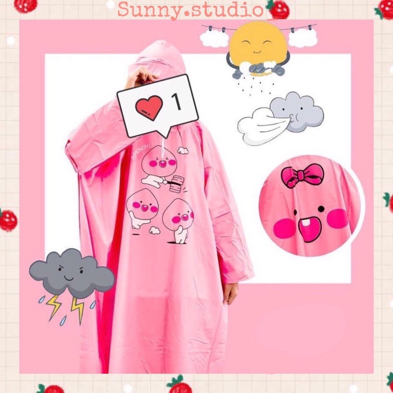 🎀HÌNH MỚI VỀ 🎀 Nắng Có Mũ, MƯA CÓ ÁO MƯA SUNNY🎀 Áo Mưa Nhựa PVC Cao Cấp Độc Quyền Style Hàn Quốc - MADE BY SUNNY