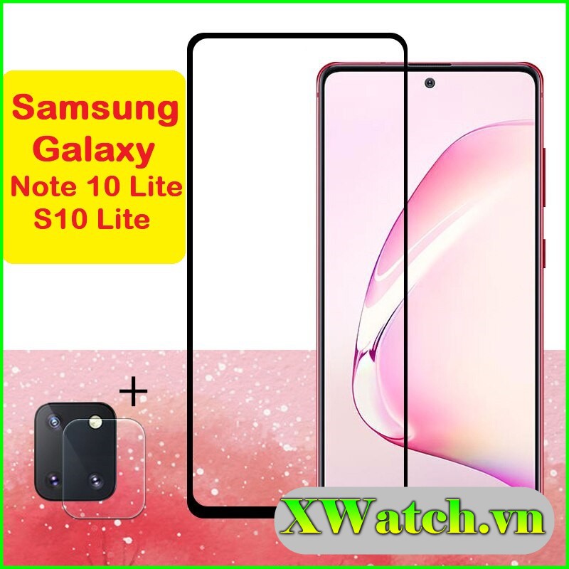 Cường lực Full màn Samsung Galaxy Note 10 Lite / S10 Lite A13 A23 A33 A53 A73 A03 thế hệ mới