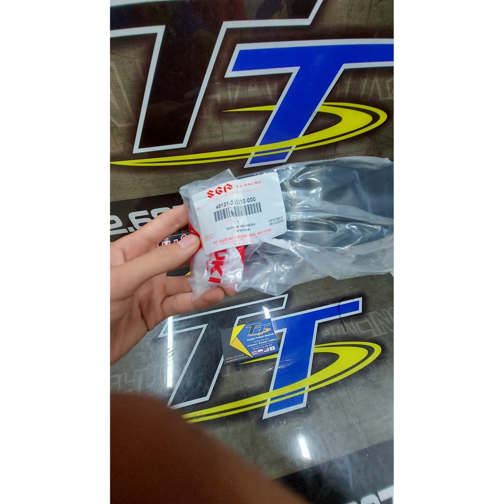 Yếm đen giữa Su Sport/Xipo/RGV/Satria 2K (Nhám) Zin Indo