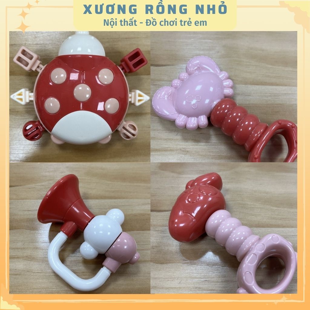 Bộ đồ chơi xúc xắc gặm nướu cho bé sơ sinh 12 món có hộp đựng Baby Conceit