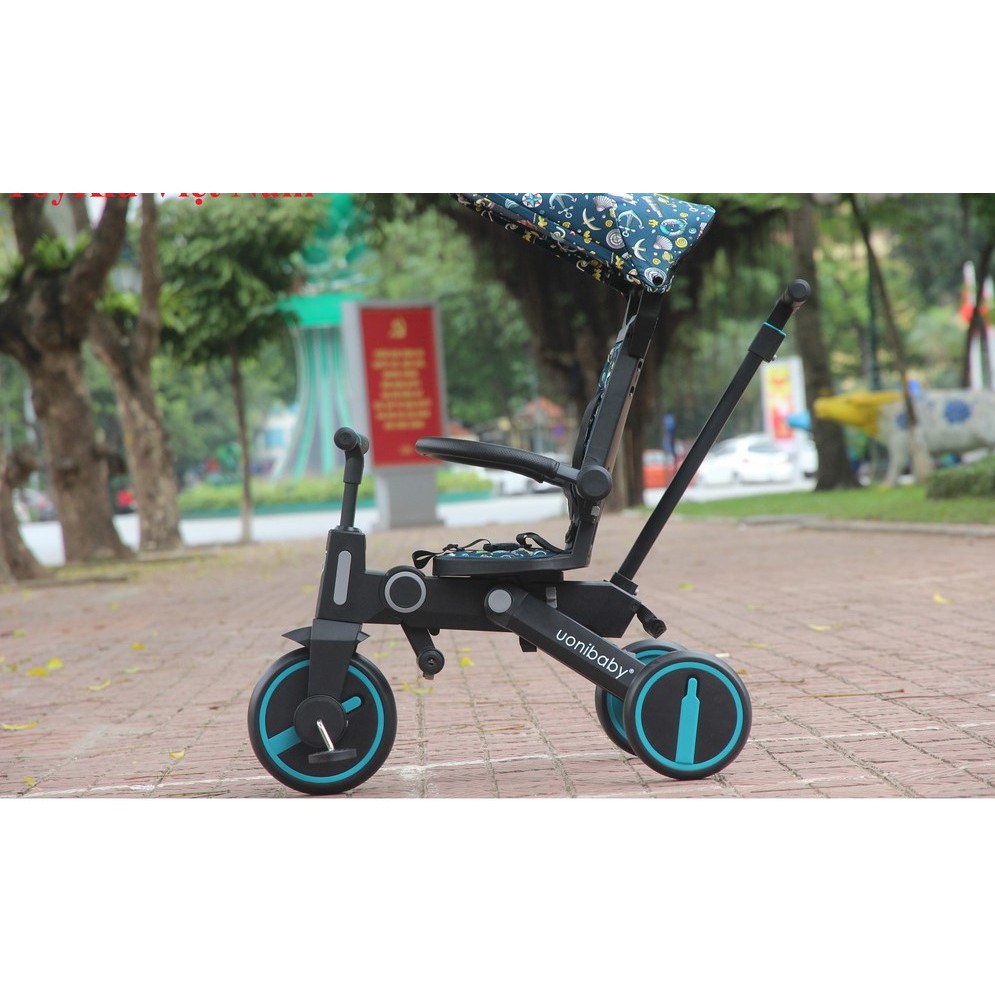 Xe Đẩy Trẻ Em 2 Chiều Kết Hợp Xe Đạp Trẻ Em Gấp Gọn UoniBaby SL-168