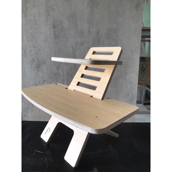 Bàn Làm Việc Đứng Thông Minh Gấp Gọn , Standing Desk LapTop Gỗ Plywood - FUJIwoodshop