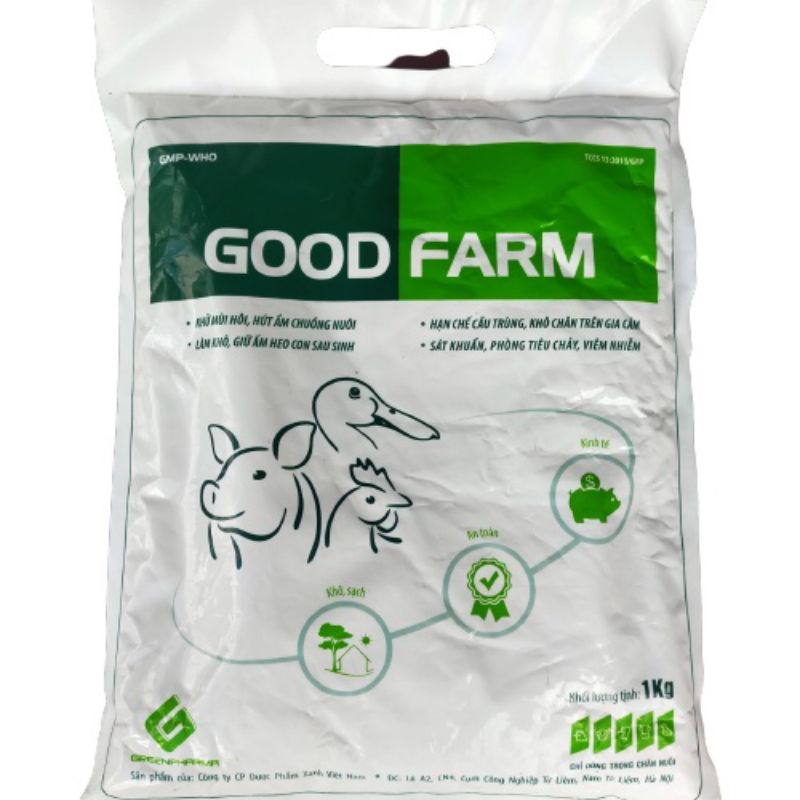 Men vi sinh rắc chuồng Good farm 1kg