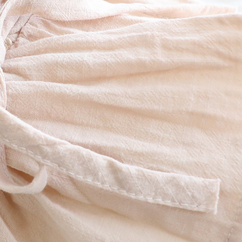 Váy đũi mùa hè CAMQUYTSTORE thiết kế phối ren thắt nơ cho thú cưng