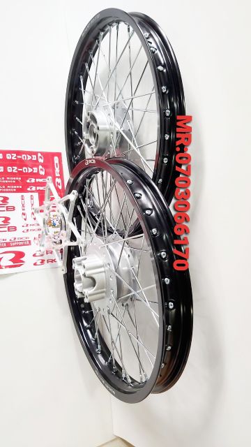 CẶP BÁNH CĂM SONIC NIỀN NHÔM RCB 1.1, 1.4 ,1.6 ,ĐÙM CĂM MẠ CROM LOẠI 1, KÈM PÁT ĐĨA NGÔI SAO