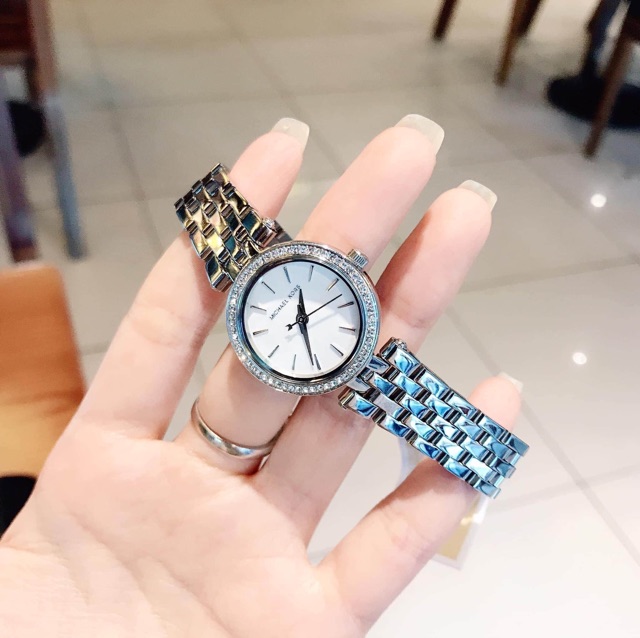 Đồng hồ nữ MK3294 Petite Darci Silver Dial Ladies Watch