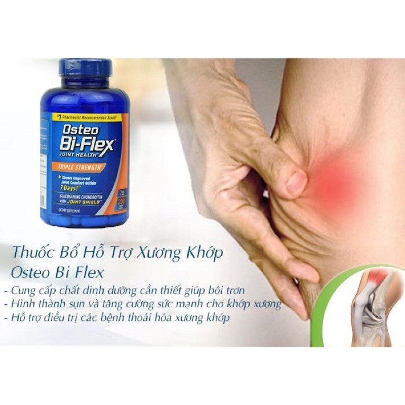 [Date 2/2024]Viên bổ khớp Osteo Bi-Flex Triple Strength Glucosamine Chondroitin 200 viên