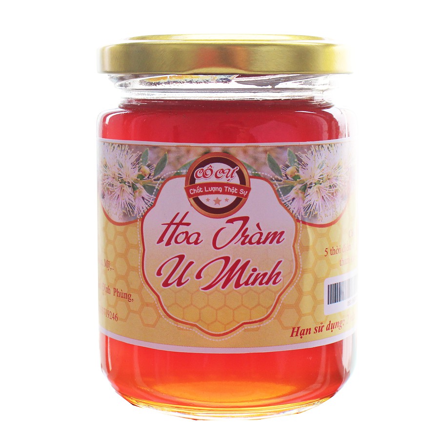 Mật ong nguyên chất Hoa Tràm CÔ CỰ 220ml