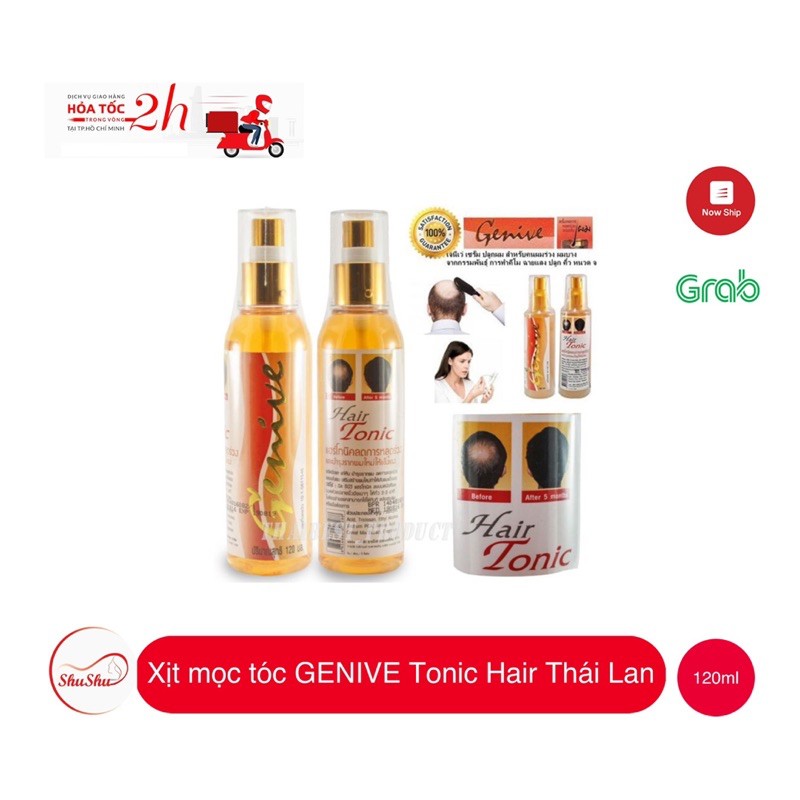 [ HCM SỈ ] Xịt mọc tóc GENIVE HAIR TONIC THAILAND CHÍNH HÃNG