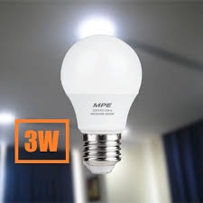 Bóng đèn led bulb tròn MPE 3W, 5W, 7W, 9W, 12W,15W