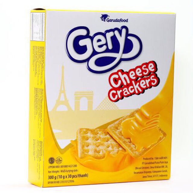 Hộp bánh Gery 300gr 10 gói x 30gr | BigBuy360 - bigbuy360.vn