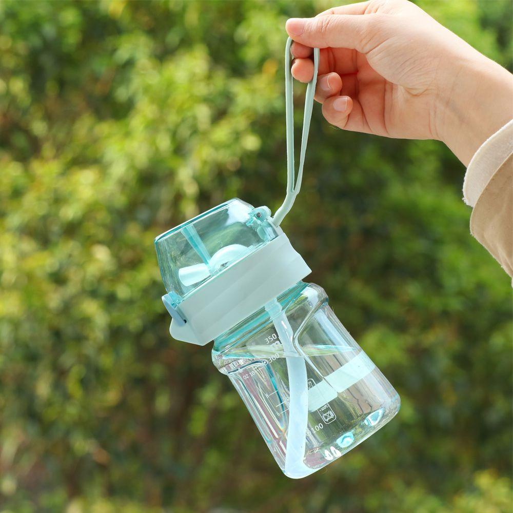 Bình Nước 400ML Có Ống Hút Chống Vỡ Thiết Kế Nhỏ Gọn Tiện Dụng Mang Theo Du Lịch Cho Bé