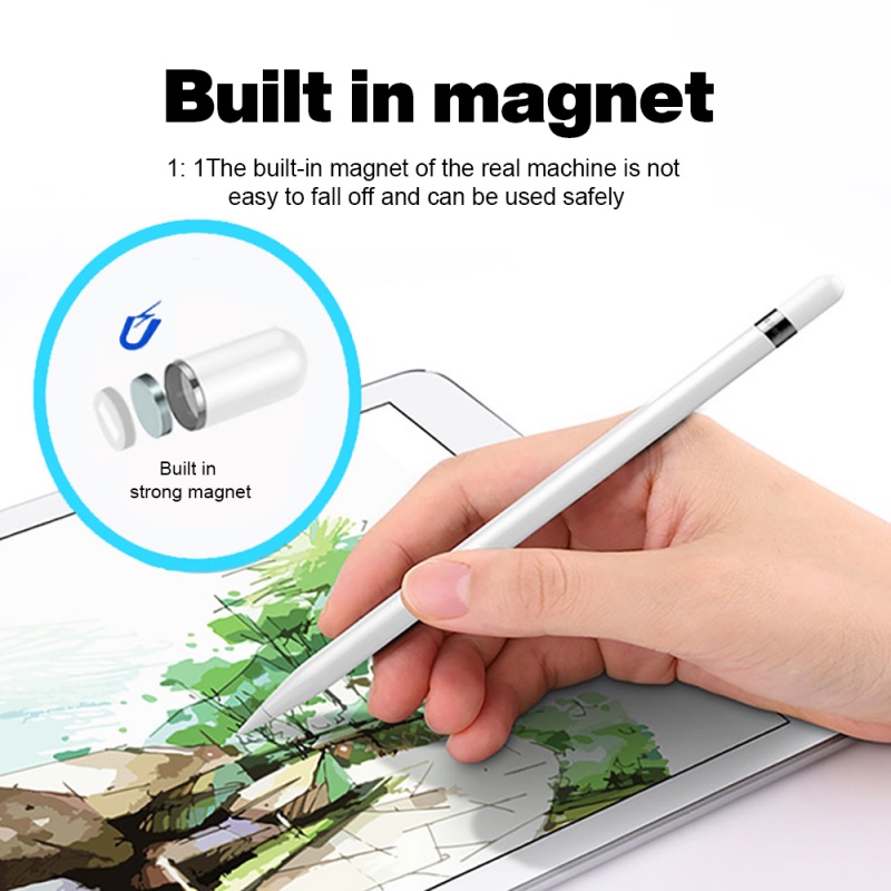 Nắp đậy đầu bút cảm ứng HDoorLink có nam châm thay thế thích hợp cho Apple iPad Pencil thế hệ thứ 1