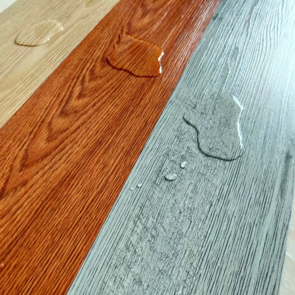 Miếng nhựa dán sàn, Sàn nhựa giả gỗ có keo tự dán, nhận thi công sàn nhựa tại HCM