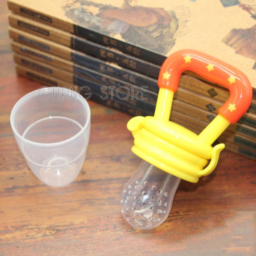 Núm Nhai Ăn Dặm Cho Bé Chống Hóc - Túi Nhai Silicon