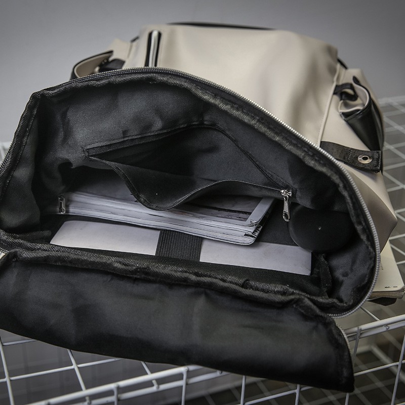 Balo da công sở, học sinh chất da PU dày, xịn, cặp nam, nữ Gnei sang chảnh hàng Quảng Châu FT43