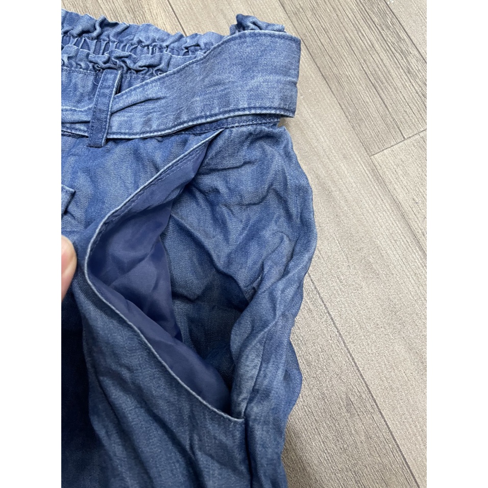 Quần ống rộng denim xuất khẩu có big size