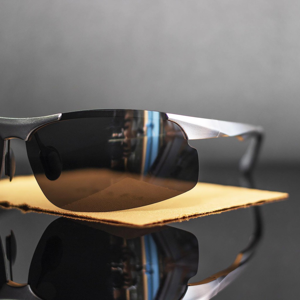 Kính mát nam cao cấp PL1368 Full Box + Thẻ BH 12 Tháng, Tròng Polarized Chống chói, Chống loá, Chống tia UV400