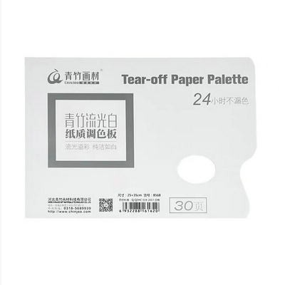 Thanh Trúc Streamer giấy trắng giấy cuộn giấy một lần cổ điển màu đen nước bột giấy giấy giấy Acrylic miễn phí rửa bảng 