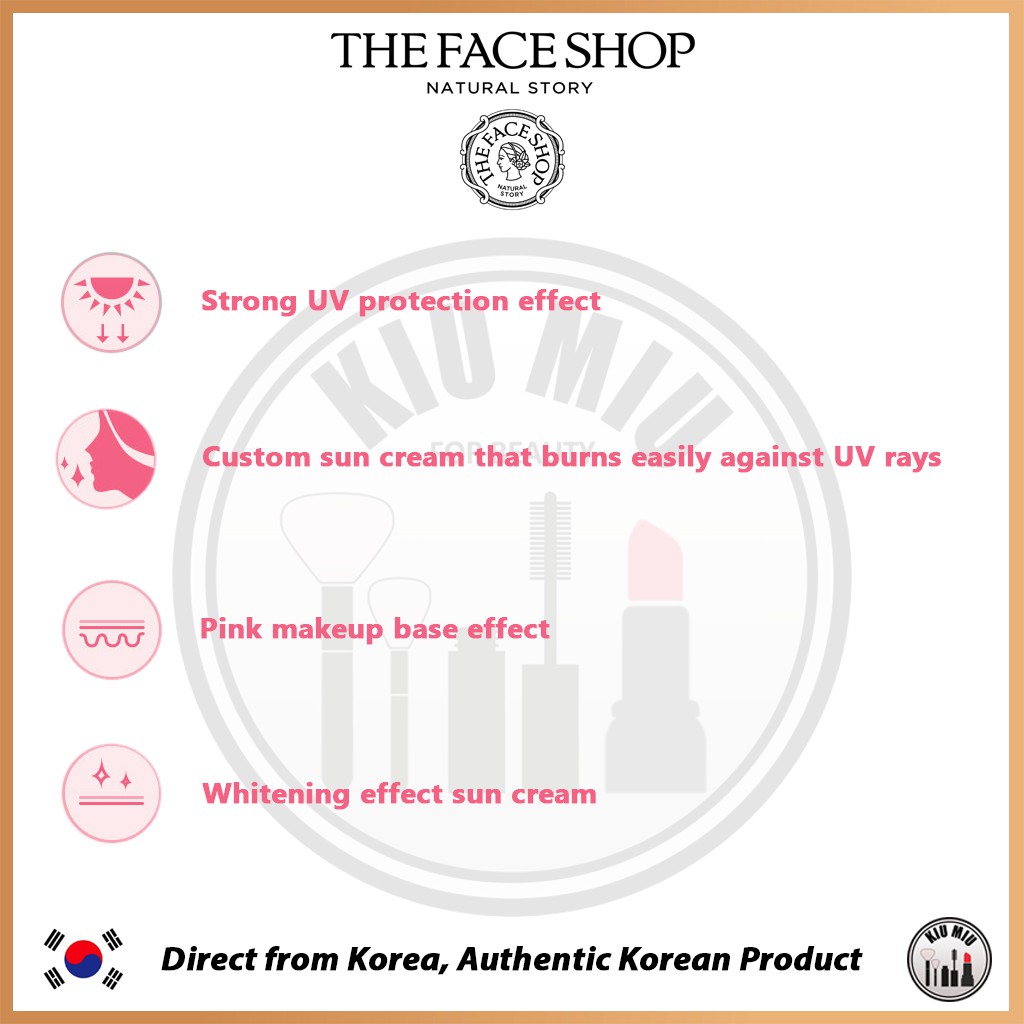 THE FACE SHOP POWER LONG-LASTING TONE UP SUN CREAM SPF50+ PA++++ *ORIGINAL KOREA* | BigBuy360 - bigbuy360.vn