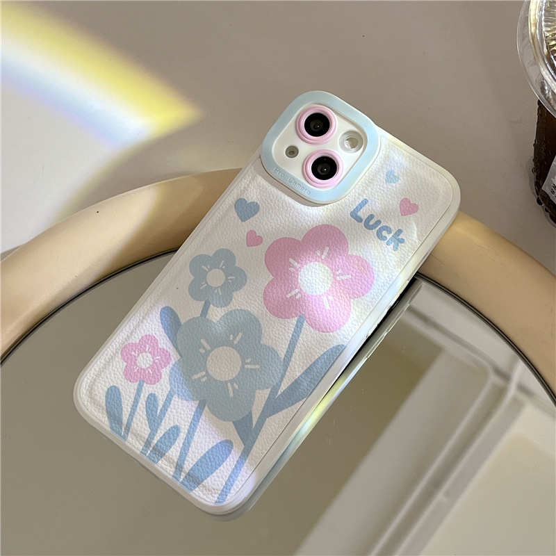 Ốp lưng iphone ốp Điện Thoại Silicon Da Trơn Họa Tiết Hoa Cho iPhone 14 13 12 11 PROMAX XS XR XSMAX SE2020 6 7 8PLUS