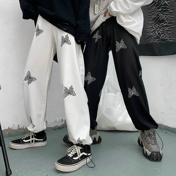 Quần Ống Rộng Nam Nữ dây rút ống chân phong cách unisex vải thun nỉ êm mịn cực đẹp (inbuom)