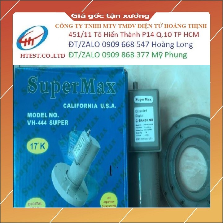 LNB Mắt Chảo Thu Tín Hiệu - C Band SuperMax