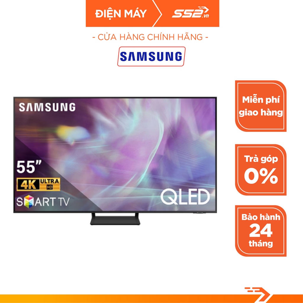 Tivi SAMSUNG QA55Q60AAKXXV Smart Tv QLED 4K Tv Android 55 Inch Điều Khiển Bằng Giọng Nói - Bảo Hành Chính Hãng