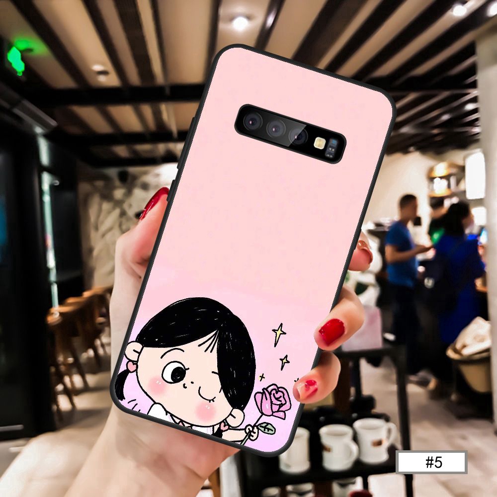 Ốp điện thoại mềm họa tiết hoạt hình cho Samsung S8 S8 Plus S9 S10 S10+ Note8 Note9 Note10 10+