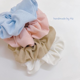 Scrunchies chun buộc tóc vải linen